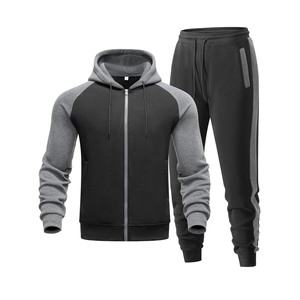 Unisex Oversize Sweat Suits Jogger Sets Custom Embroidered Logo Winter Blank Plain Sublimation Casual <b>Men's</b> Hoodies Sweatpants - Product Image 1