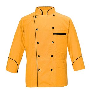 Uniforme de chef personalizado al por mayor, uniformes de cocina de manga corta para restaurante, uniformes de gerente, camarera ejecutiva, uniformes de bar - Product Image 4