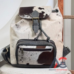 Nouveau sac à dos de voyage de bureau de qualité supérieure pour hommes personnalisé luxe en cuir de vachette véritable décontracté minimalisme sacs à dos à cordon - Product Image 1
