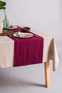 Serviettes en lin faites à la main modernes couleur unie nappe réutilisable avion amical cuisine dîner accessoires-Vente en gros - Product Image 5