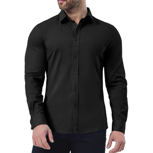 ชุดเดรสสำหรับผู้ชายเสื้อเชิ้ตผ้าย้อมสีแบบติดกระดุมเสื้อสำหรับผู้ชายเสื้อเชิ้ตผ้าย้อมสีแบบปกติระบายอากาศได้ดี - Product Image 6