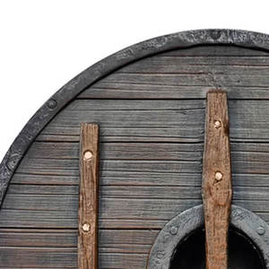 Bouclier Viking Médiéval Fait Main avec Lame en Acier Damas, Design Personnalisable et Support OEM/ODM - Product Image 4