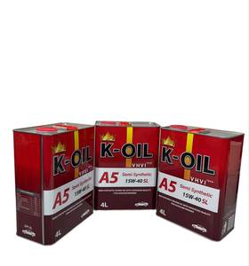 Huile moteur K-oil A5 15W40 SL - Producteur vietnamien, prix abordable, haute qualité et possibilité de créer une marque OEM pour moteur à essence haut de gamme - Product Image 4