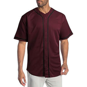 Ensemble d'uniformes de baseball bon marché OEM Brodés sur mesure Uniformes de baseball et de softball Maillot en maille à sublimation complète Vêtements de sport - Product Image 1
