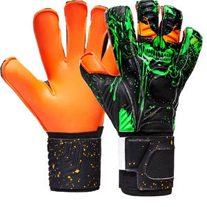 Gants de gardien de but de haute qualité personnalisables pour enfants/jeunes/adultes unisexes, entraînement, match, antidérapants, respirants, en latex, fermeture à boucle et crochet - Product Image 3