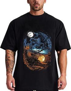 T-shirt blanc de haute qualité bon marché pour hommes T-shirt Dtg en coton personnalisé Impression de t-shirts personnalisés avec logo imprimé - Product Image 4