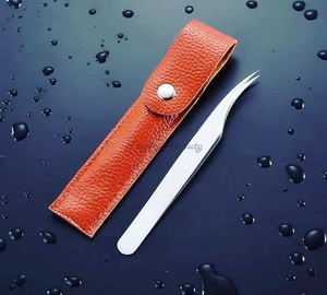 Pince à épiler de haute qualité sous étiquette personnalisée privée pince à épiler d'extension de cils à poignée diamantée à revêtement multiple/pince à cils - Product Image 6