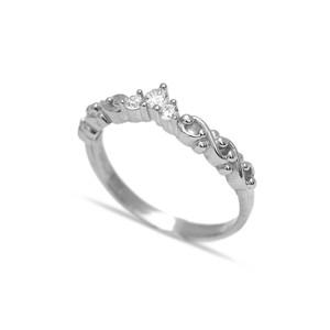 Anillo Royal Crown Twist Cluster, Joyería Turca Hecha a Mano al por Mayor en Plata de Ley 925 - Product Image 2