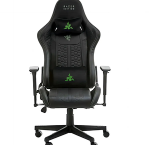 EN STOCK Chaise de massage Silla Ga mer Racing Chair pivotante avec matériaux en PU, métal et fer - Product Image 2