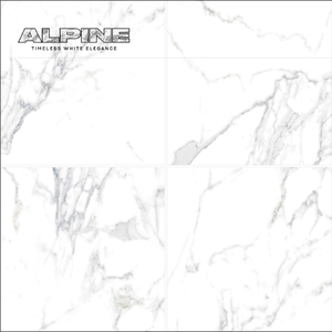 Azulejos de mármol Alpine Elegance 600x600mm Azulejos de pared y piso brillantes con MARCOS de Novac Ceramic Model - Product Image 2