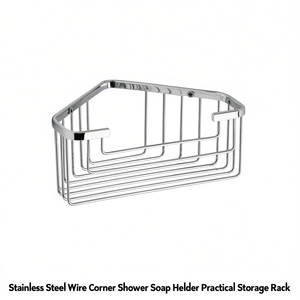 Soporte de Esquina para Jabón de Ducha de Acero Inoxidable, Práctico Organizador de Almacenamiento - Product Image 3