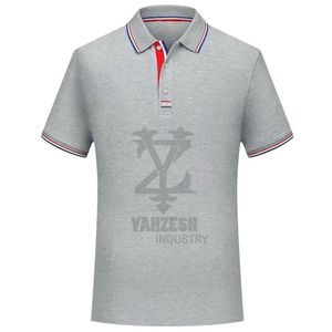 2023 hommes coton fibre de bambou pour Polo confortable respirant motif solide tricoté T-Shirt 220 grammes T-Shirt intérieur - Product Image 3