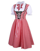 Robe Dirndl bavaroise personnalisable Adultes Traditionnel Allemand Oktoberfest Femmes Top Long Traditionnel Allemand Oktoberfest Dirndl