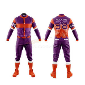 Uniforme de baseball pour hommes maillot d'équipe personnalisé de sublimation usine OEM ODM vente en gros kit de vêtements de sport uniformes de baseball spécial joueur - Product Image 1