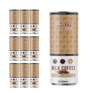 Lata de café con leche (enlatada) 3 en 1 Café Refrescos Bebida instantánea Natural Saludable Deliciosas bebidas de café - Product Image 3