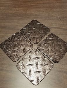 La mejor oferta, posavasos de Metal personalizado hecho a mano, posavasos con acabado plateado para decoración de mesa de hogar y boda, precio al por mayor - Product Image 3