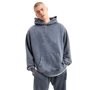 Oferta Especial: Nuevas Sudaderas con Capucha de Invierno para Hombre, Lavado Ácido, Mezcla de Poliéster/Algodón, Resistentes al Viento, Ecológicas, Transpirables, Casuales y Únicas - Product Image 1