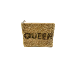 Bolso de mano con cuentas y cierre de cremallera, accesorio de moda para mujer, uso diario - Product Image 1