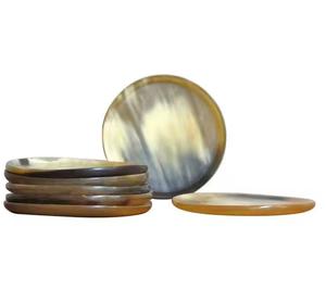 Posavasos de Cuerno de Buey de Excelente Calidad 100%, Posavasos de Lujo Ecológico de Cuerno de Buey, Nuevo Diseño para Uso en el Hogar, Restaurante, Hotel y Oficina - Product Image 5