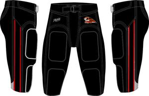 100% Polyester Football américain Jersey pantalon uniforme ensemble été à manches courtes maille tissu respirant grande taille unisexe imprimé - Product Image 4