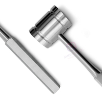 Tête en acier inoxydable de maillet chirurgical bricolage de qualité supérieure avec implant osseux de levage de sinus de chirurgie plastique marteau de meilleure qualité