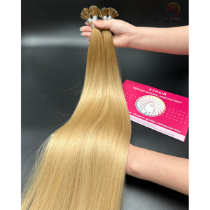 ผมต่อแบบลอนผมคน100% หยิกอิตาลีปลายแบนแบบหลวมคุณภาพสูง - Product Image 5