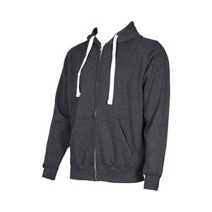 Logo d'usine personnalisé impression strass hommes veste à capuche avec poche Streetwear sweats à capuche zippés automne conception personnalisée sweats à capuche amples - Product Image 2