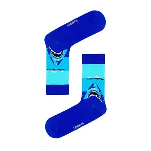 6-Pack <b>Winter</b> <b>Socks</b> with Breathable Warm Sea Ice Animal Pattern Nylon Spandex Knitted Crew Length One Size Fits All Logo on Cuff - Product Image 3