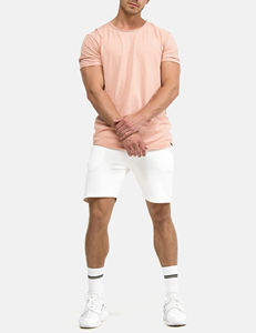 Vente directe d'usine T-shirt pull à manches courtes 100% coton pour hommes Design ras du cou entièrement imprimé - Product Image 1