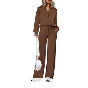 Ensemble de survêtement unisexe 2 pièces, ensembles de jogging pour femmes, vente en gros, polaire d'hiver, ensemble de pantalons de sport deux pièces, survêtements pour hommes - Product Image 1