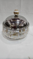 Casserole isotherme en acier inoxydable et nacre pour plats chauds, capacité 9 litres, écologique, pour la cuisine de style arabe