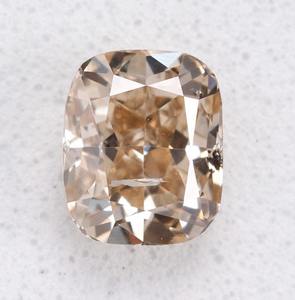 เพชรทรงคุชชั่นสีน้ำตาลทันสมัย ผลิตในห้องปฏิบัติการ พร้อมใบรับรอง IGI สำหรับทำเครื่องประดับ ราคาถูก - Product Image 1