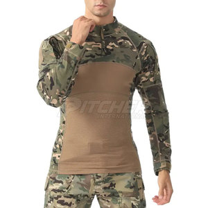 Camisas con cremallera Q de caza de invierno personalizadas Material suave ecológico transpirable de secado rápido perfecto para deportes al aire libre y aventura - Product Image 4