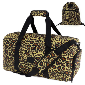 Wear 4 Games Custom Sublimation Print Waterproof Nylon Canvas 30-40L Sport Travel Duffle Bag for Basketball Soccer Yoga & Gym - Product Image 4