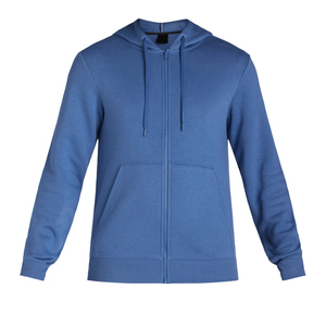 Vente en gros de sweats à capuche avec fermeture éclair pour hommes sweat à capuche coupe ajustée en coton épais sweat couleur unie vêtements de sport vêtements d'extérieur sweats à capuche pour hommes - Product Image 1