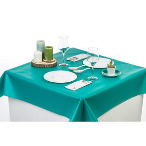 Nappe Turquoise 160x160cm Alba Plus Extrafabric, adaptée aux tables de 156x156cm, B2B - Product Image 1