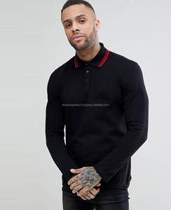 Polos deportivos informales a granel personalizados, camisetas vaqueras transpirables bordadas en negro, camisetas de talla grande con características técnicas impresas - Product Image 1