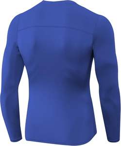 Camiseta de compresión de manga larga con ajuste muscular avanzado para entrenamiento de alto rendimiento, camisa de manga larga de compresión elástica - Product Image 2