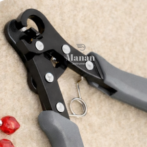 MANAN INSTRUMENTS Pince à boucler de précision en acier inoxydable 1,5 mm pour la création de boucles de bijoux, idéale pour le perlage et les travaux manuels DIY - Product Image 3