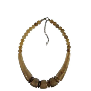 Collier de perles épaisses en résine pour femmes fait à la main avec chaîne à brins bijoux chrétiens d'inspiration bohème pour filles - Product Image 5