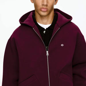 Sweat-shirts à capuche pour hommes à faible MOQ, vente en gros, molleton lourd, streetwear, fabricant OEM, marque privée, streetwear et sweat-shirts décontractés - Product Image 1