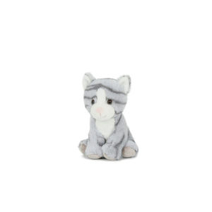 Soft <b>Plush</b> <b>Cat</b> Toy 18cm-Super Soft PP Cotton Filled Gray Comforter - Product Image 1