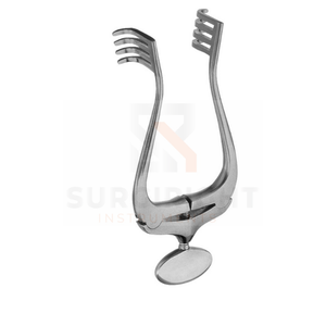 Retractor Quirúrgico Manual Autoestático Jansen Wagner de Acero Inoxidable con Puntas Roma de 5x5, Instrumento Quirúrgico Surgiright - Product Image 5