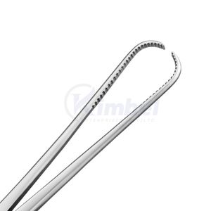 Pinzas de Sujeción de Esponja Quirúrgica Rectas de Acero Inoxidable, Pinza para Apósitos para Uso Clínico Hospitalario, Suministros Médicos para Quirófano - Product Image 2