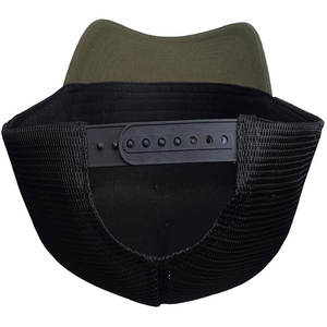 Gorras de camionero de material reciclado ecológico, gorras Snapback de malla con logotipo bordado personalizado para moda sostenible - Product Image 6