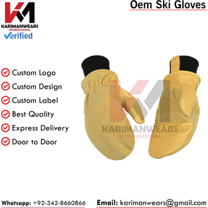 Guantes para Hombre Impermeables con Pantalla Táctil, Largos, para Snowboard, Montañismo, Esquí, Deportes de Invierno, Resistentes al Frío - Product Image 2