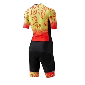 Vêtements de cyclisme en polyester de qualité supérieure, impression par sublimation personnalisée, tenue de cyclisme pour femmes, kit de vélo de course - Product Image 2