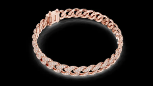 Pulsera Cubana con Diamantes de Imitación VVS, Plata 925, Cadena de Muñeca de Lujo Estilo Hip Hop - Product Image 3