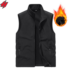 เสื้อกั๊กโพลีเอสเตอร์แขนกุดสำหรับผู้ชายไซส์พิเศษปักโลโก้และป้ายได้ตามต้องการ - Product Image 4