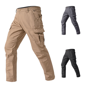 Nexus Fabrica Men's Heavy Duty Abrasion Resistance <b>Cargo</b> <b>Work</b> <b>Pants</b>-9 Pocket Cotton Drill Utility Trousers - Product Image 1
